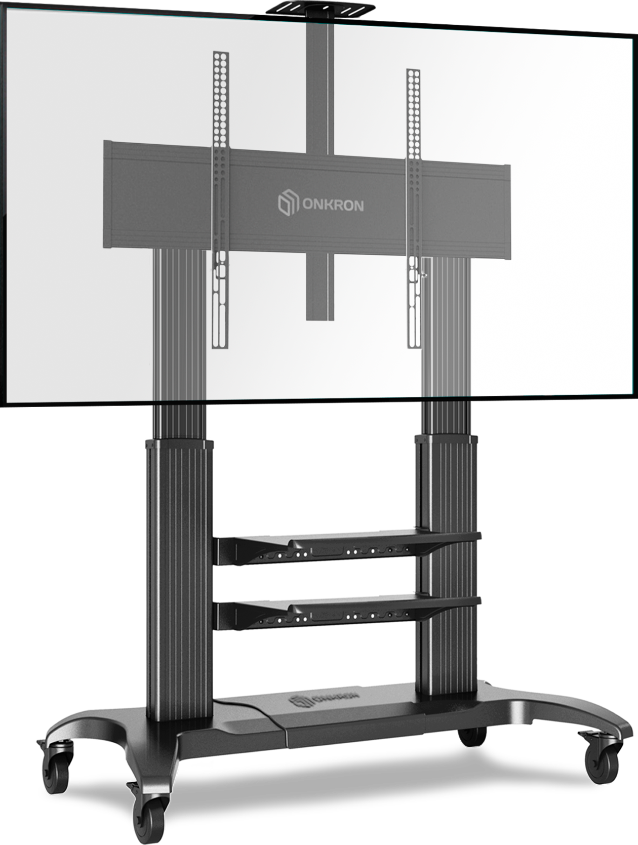 ONKRON TS2811 Support TV sur pied à roulettes pour des téléviseurs de