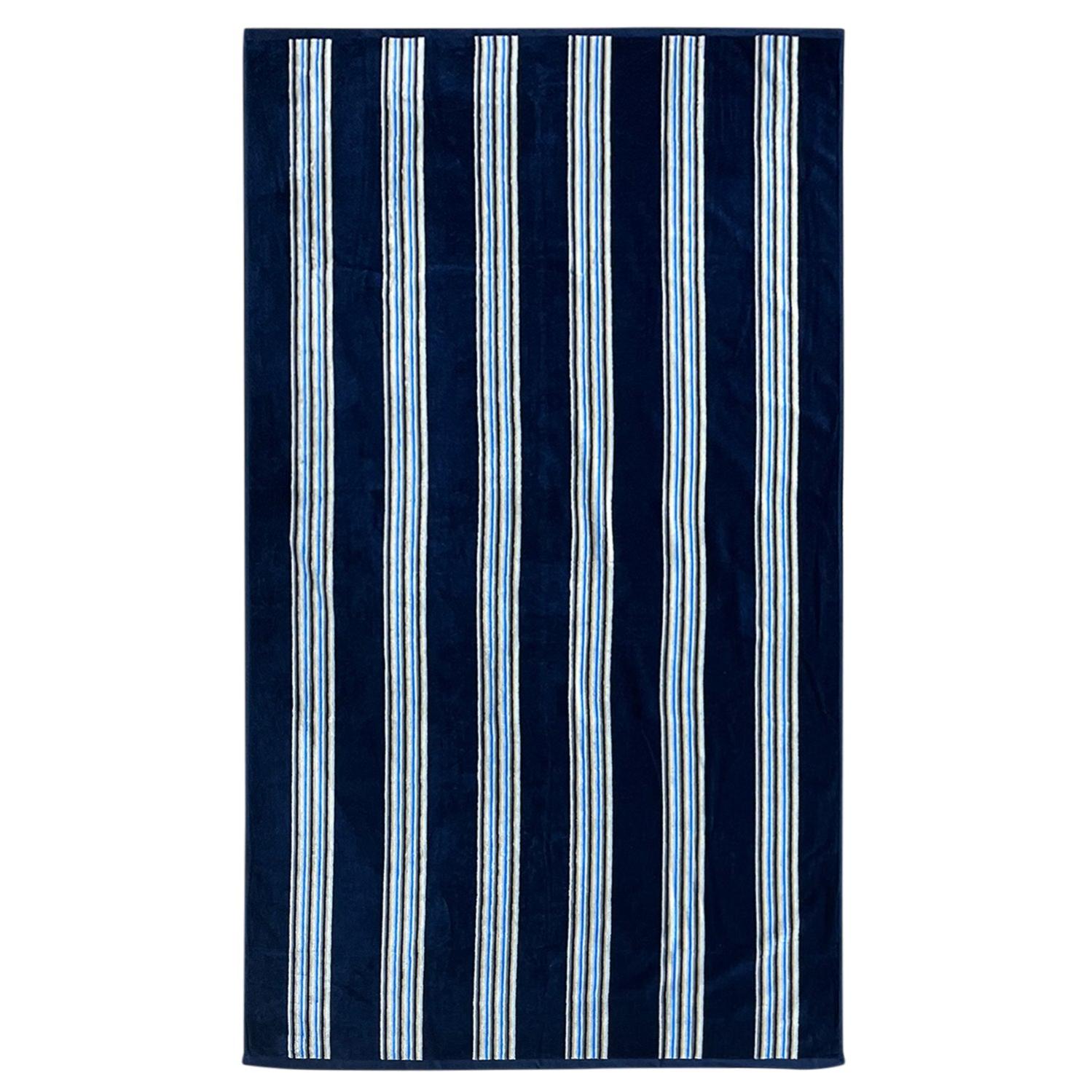 Serviette De Plage Delindo En Coton Égyptien - 90x170 Cm Avec Poche Intégrée - Idéale Pour Été Et Vacances