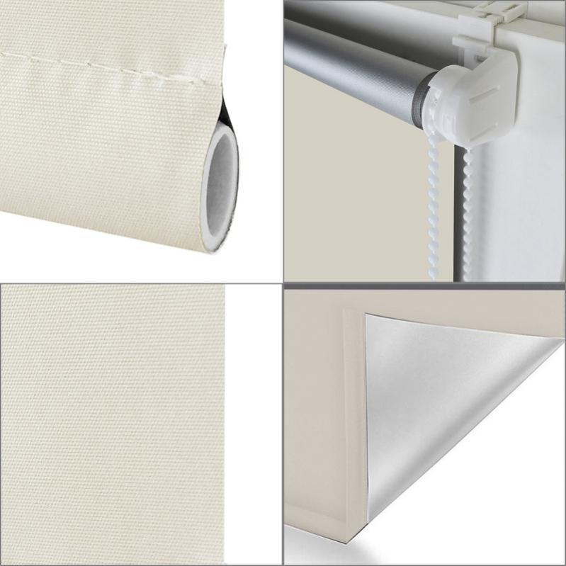 Tenda oscurante MaximoLife® Ultimate 100% | Adatta a finestre di qualsiasi dimensione/forma | Griglia guida di taglio per un taglio più facile | Ventose potenti | Gancio e passante resistenti