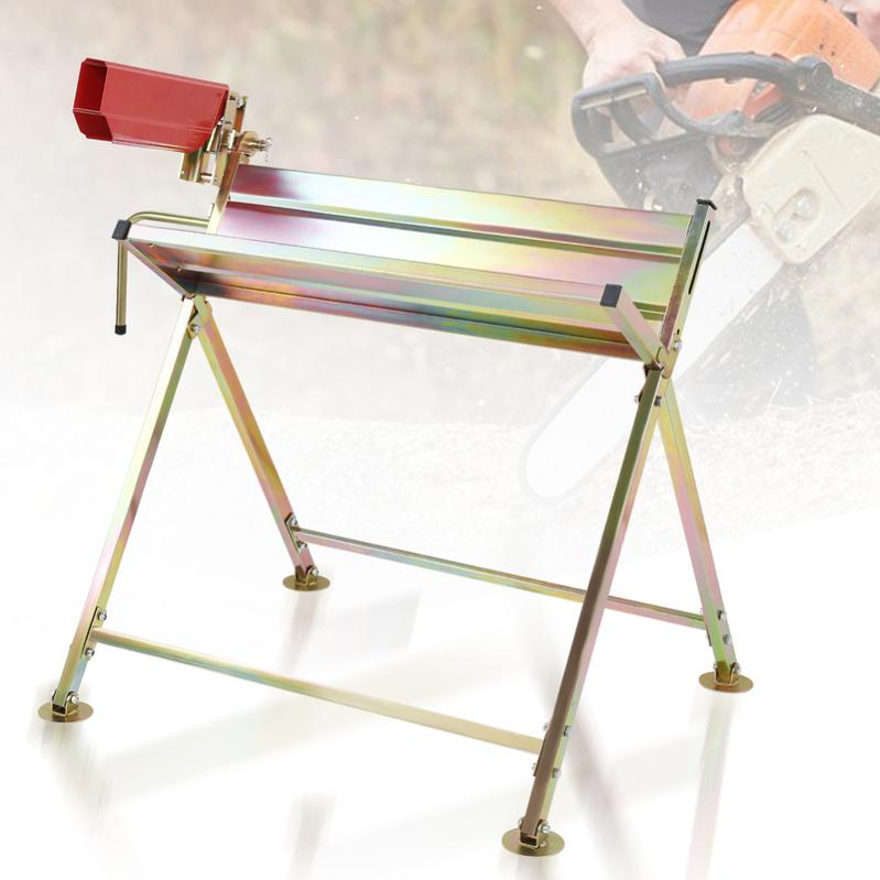 Attrezzatura Giardinaggio Professionale Cavalletto Taglialegna Pieghevole - Supporto Per Motoseghe, Portata 150 Kg Cavalletto Pieghevole Legna - Foto 11