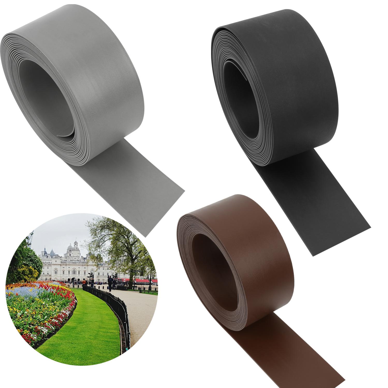 Bordura per Aiuola, Bordi da Giardino Flessibile in Plastica