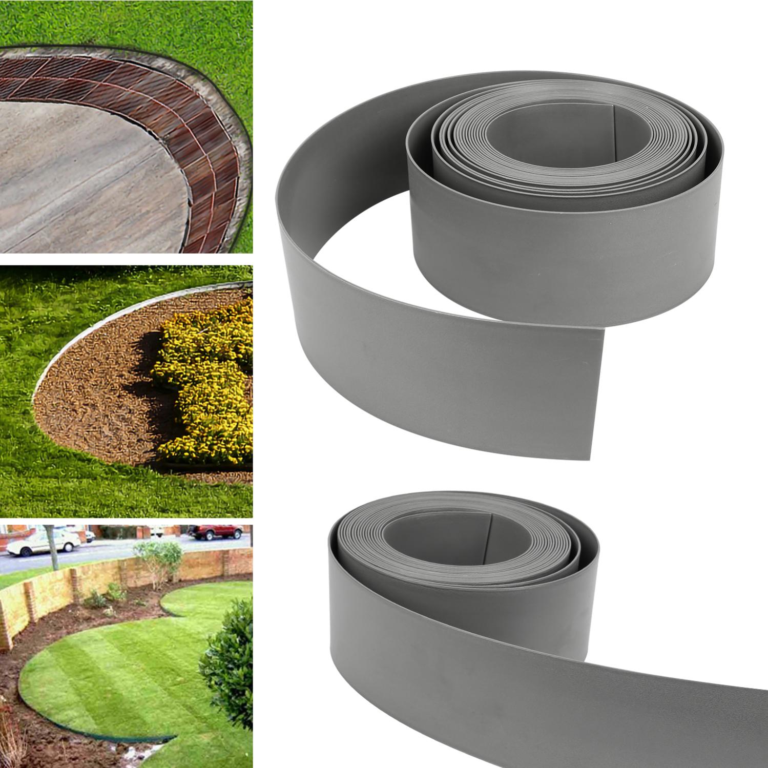 Bordi Per Giardini Bordi Per Prati Flessibili Bordi Per Letti In Plastica Rigida Bordi Per Falciatura Giardinaggio 10m 12 5cm 2mm Nero 85382519