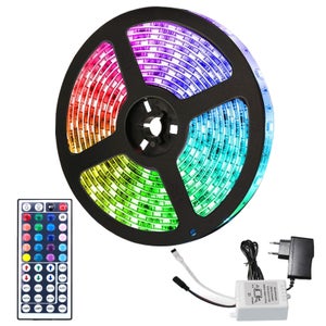 BANDE LED Ruban agrave LED 5m Bande LED RGB Multicolores