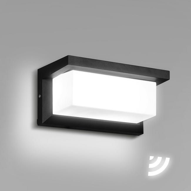Luz LED Luz de 18W Sensor LED IP65 Iluminación exterior con detector de  movimiento Patios Garden frío | Leroy Merlin