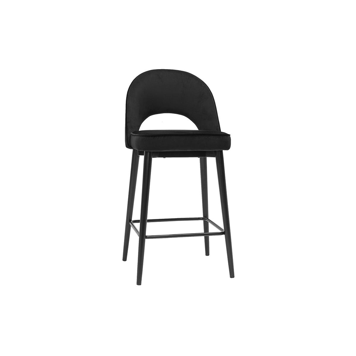 HAUTE QUALITÉ - Chaise de bar - Tabourets de bar - Noir - 49.5 x