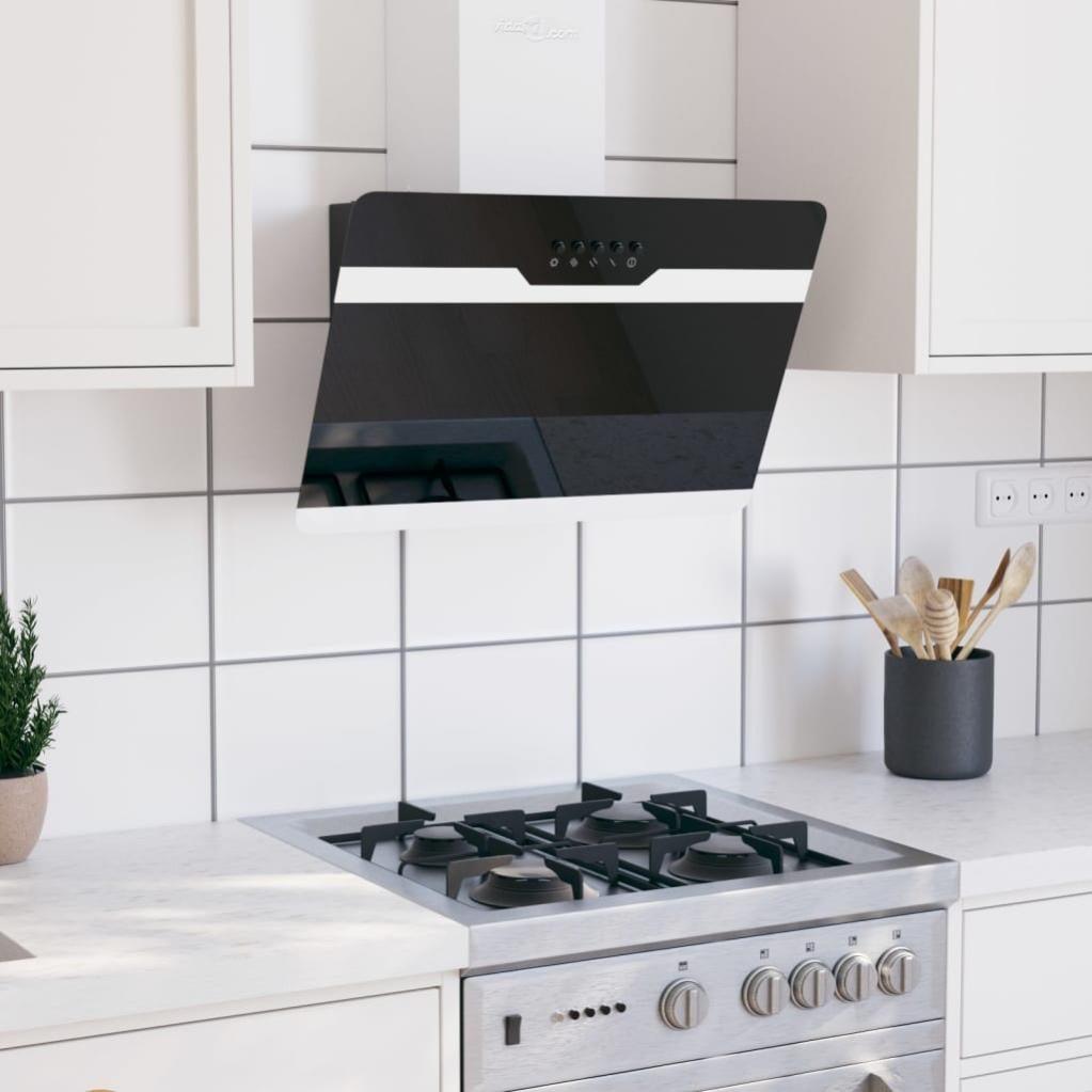Schienale Cucina In Vetro Temperato Grigio VidaXL 80x50 Cm - Resistente Al Calore E Facile Da Pulire - copertina