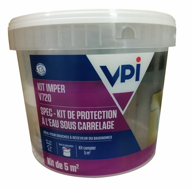 kit d impermeabilisation 5m sous carrelage pour locaux humides vpi leroy merlin