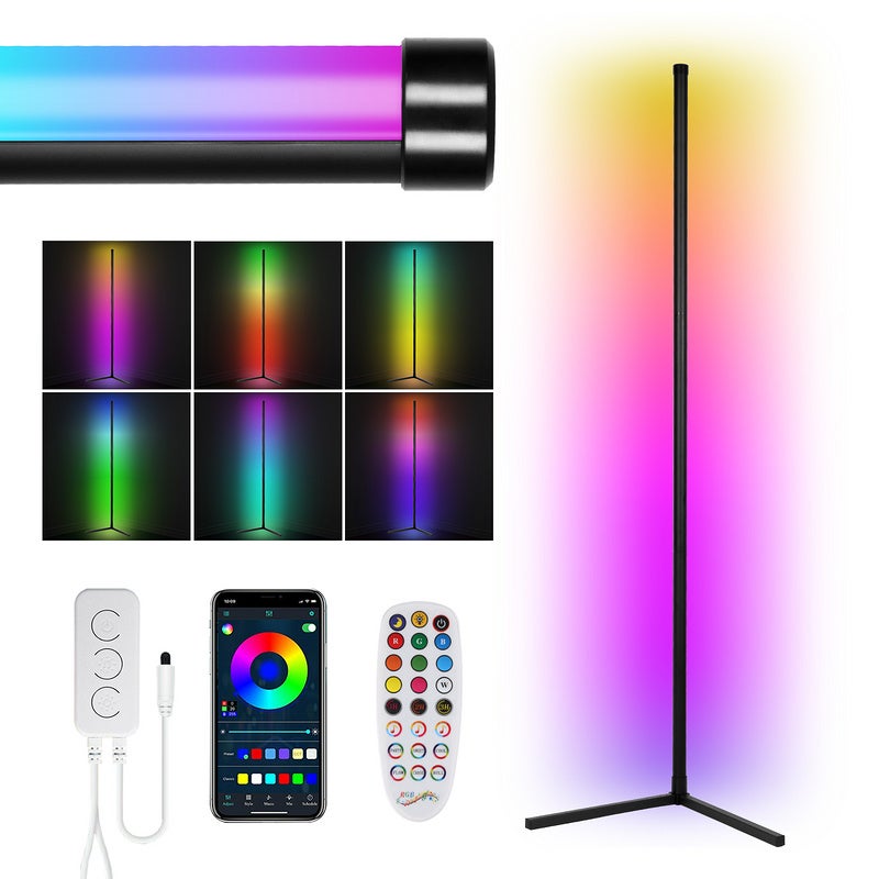 Lampadaire LED Couleur Changeante RGB Clairage Dimmable Lampadaire