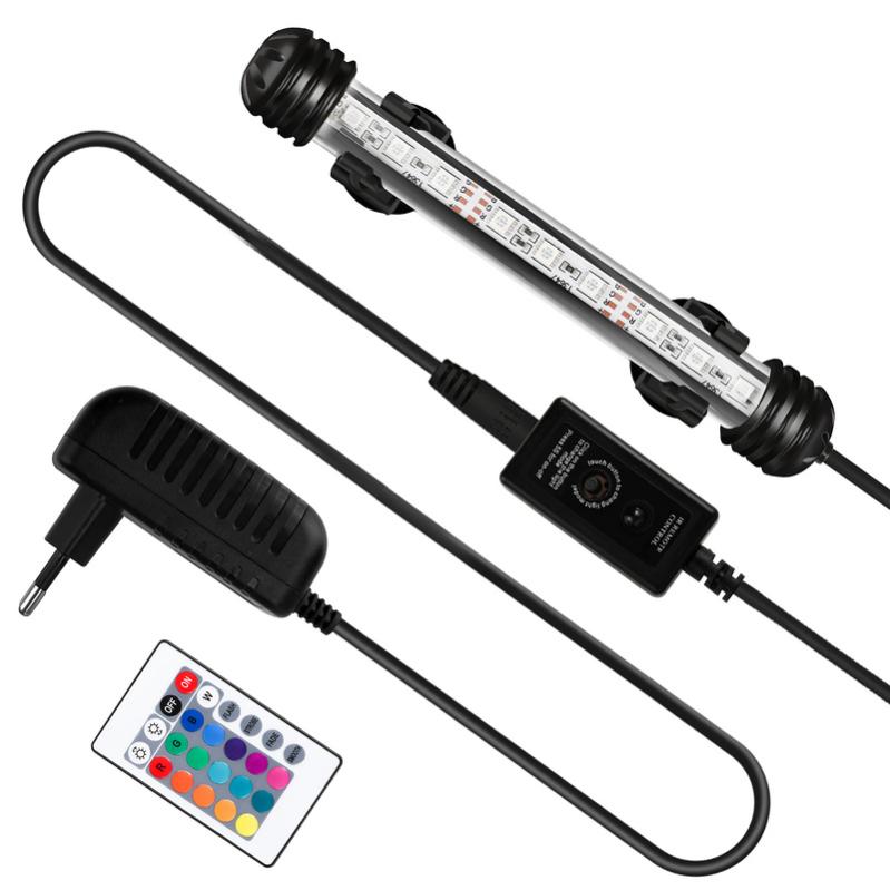 18cm LED Aquarium Tortue RVB Spotlight Lamp Light Up Poissons d'eau