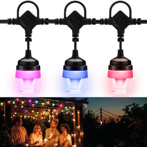 Chaîne lumineuse ampoules féeriques garden party éclairage de fête LED  chaîne lumineuse extérieure