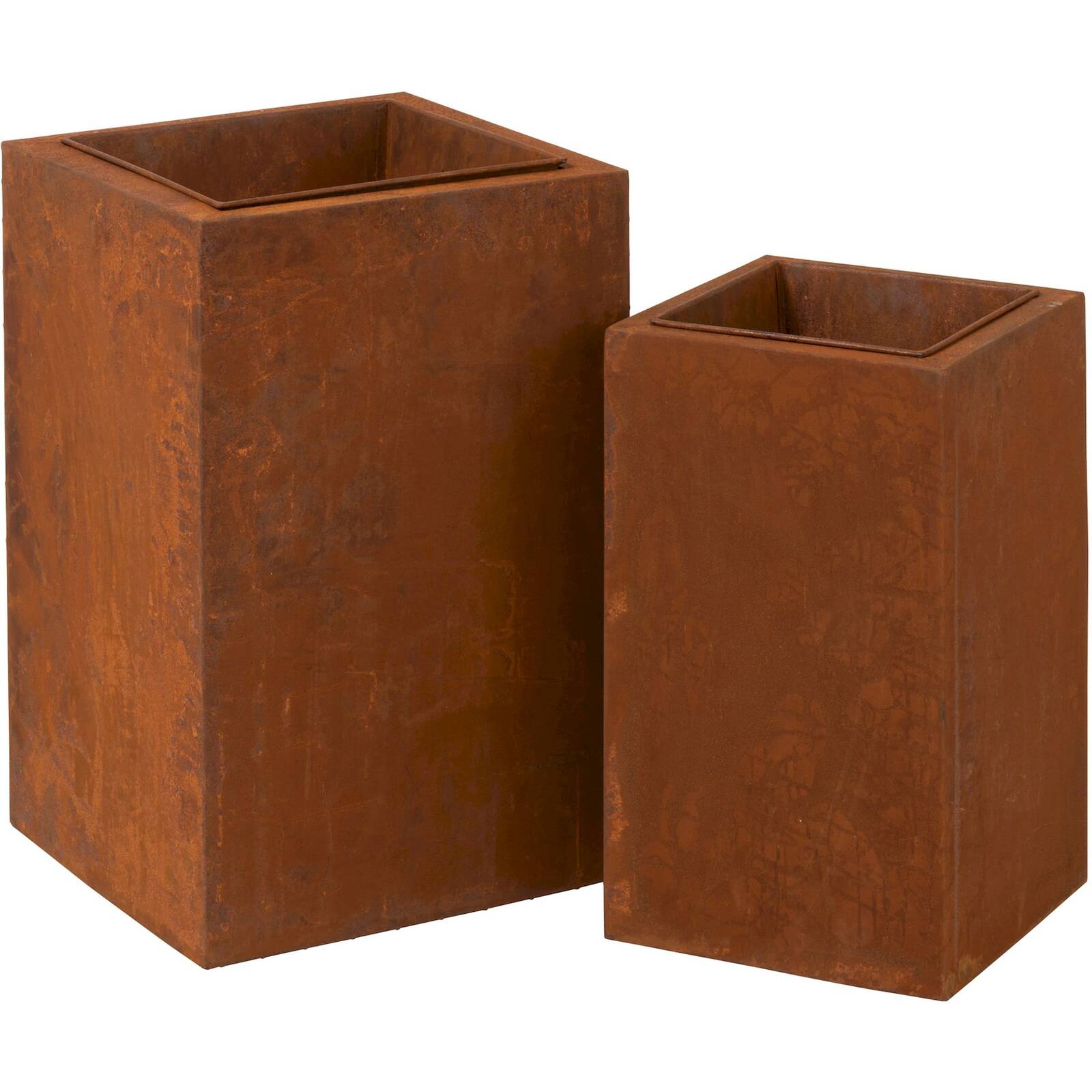 Lot de 2 jardinières Dedam en Fer | Leroy Merlin
