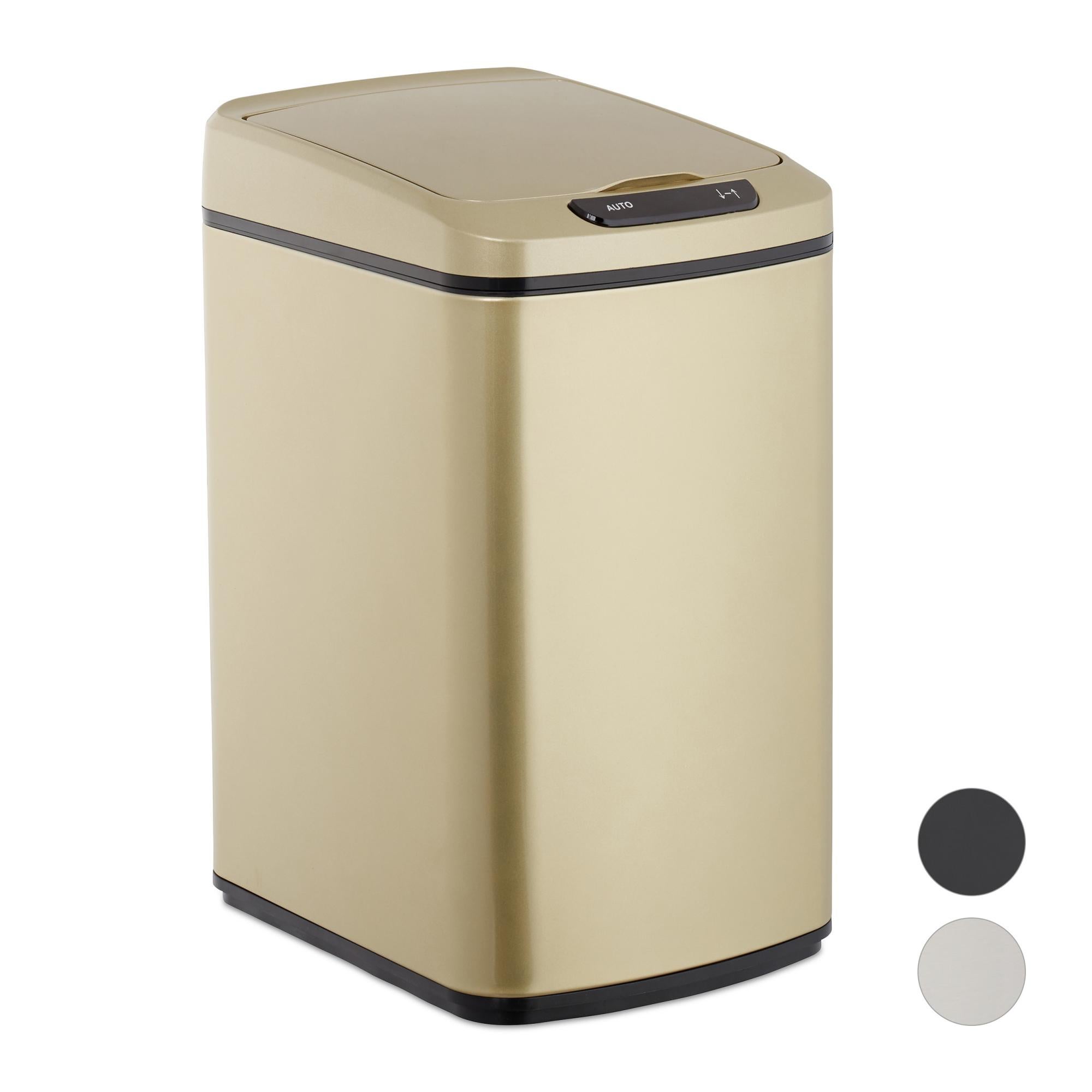 Pattumiera a pedale Carolina con secchio interno 6 L verde gemma