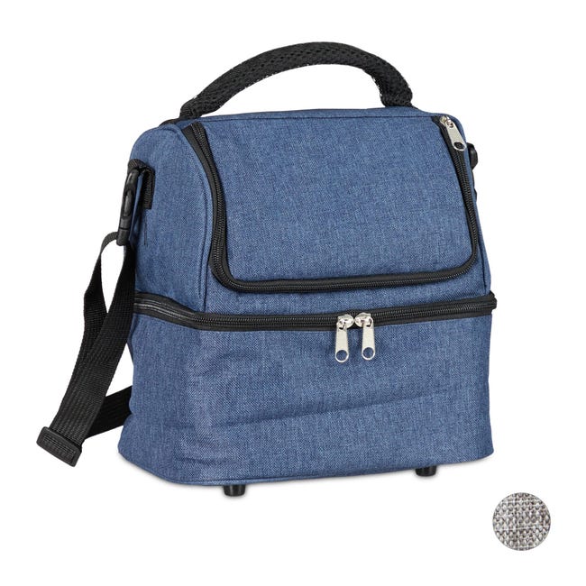 HSHRISH Borsa Termica Porta Pranzo, Borse Frigo a Tracolla per Picnic HSHRISH Borsa Termica Porta Pranzo, Borse Frigo a Tracolla per Picnic