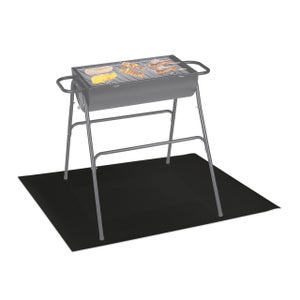 Grill Pad,Tapis carré en silicone pour barbecue | sol pour gril portable,  cuisson, accessoires barbecue pour terrasse, arrière-cour, pelouse