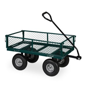 vidaXL Chariot de pêche noir acier - Manutention transports - Achat & prix