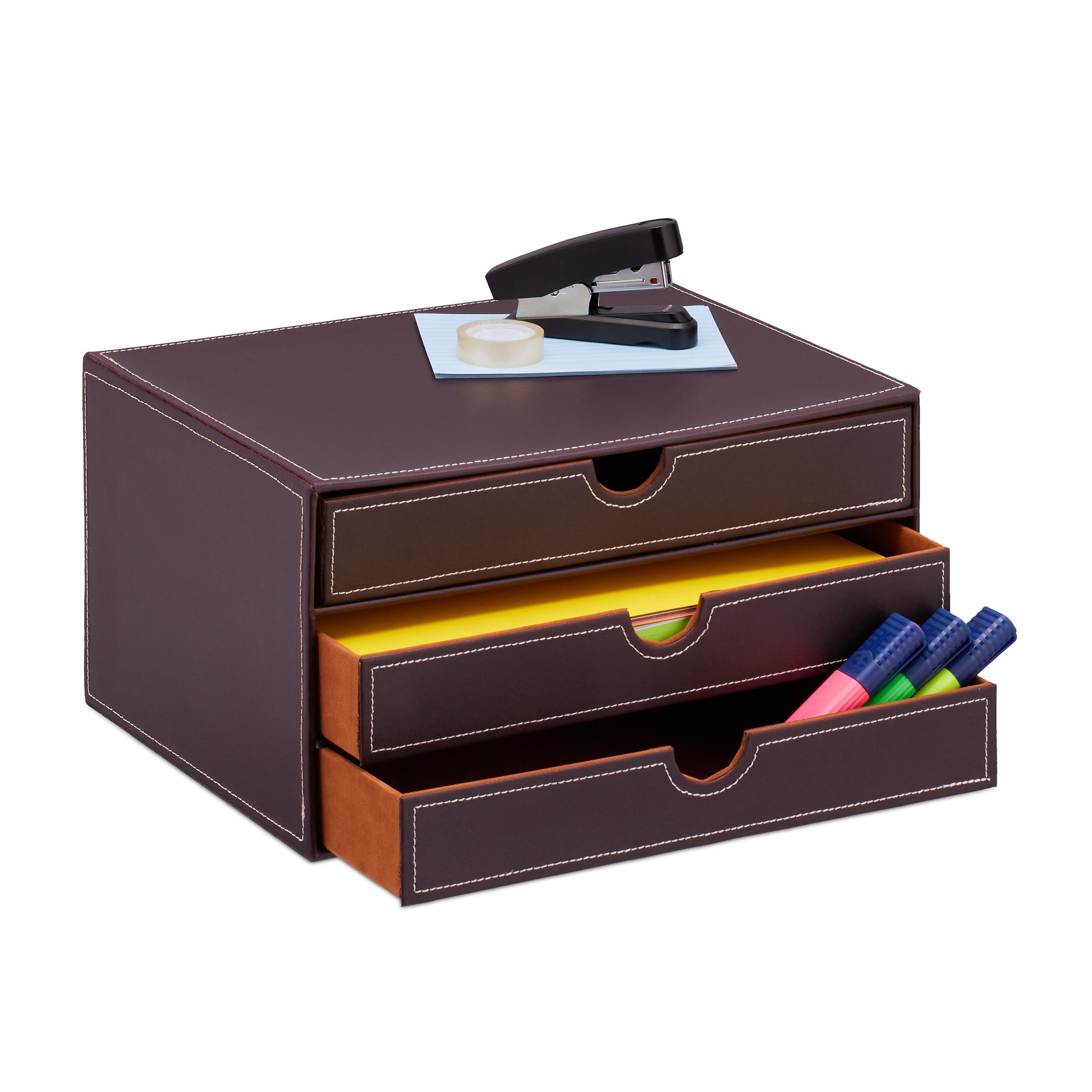 Cassettiera da scrivania, porta-documenti, porta-lettere formato A4, 10  cassetti