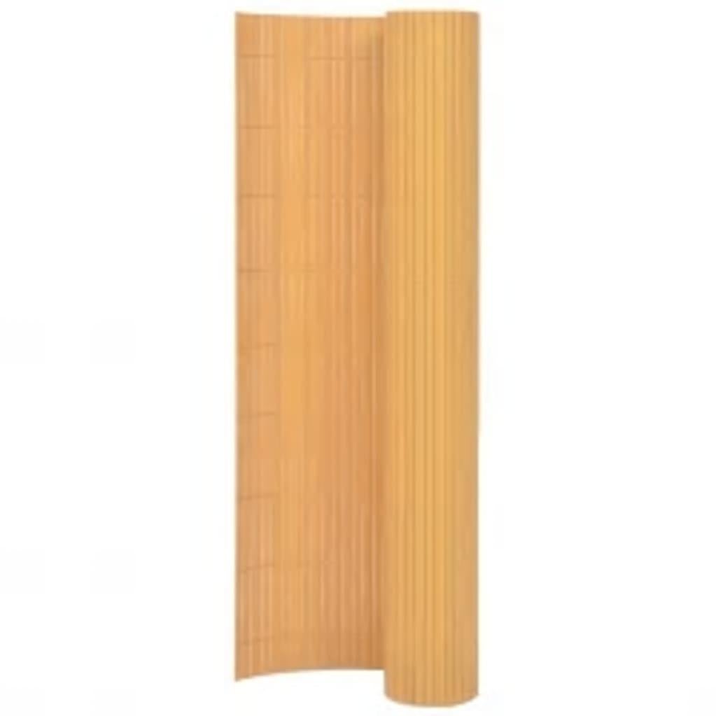 VidaXL Recinzione Da Giardino A Doppio Lato In PVC Grigio 110x300 Cm - Resistente Ai Raggi UV, Tagliabile Su Misura Per Balconi E Aiuole