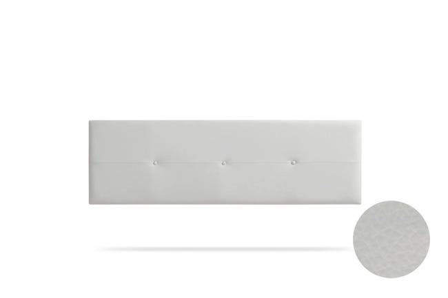 Testiera Imbottita Rettangolare con Gambe in Legno per una Camera da Letto Moderna - Grigio Testiera Imbottita Rettangolare con Gambe in Legno per una Camera da Letto Moderna - Grigio