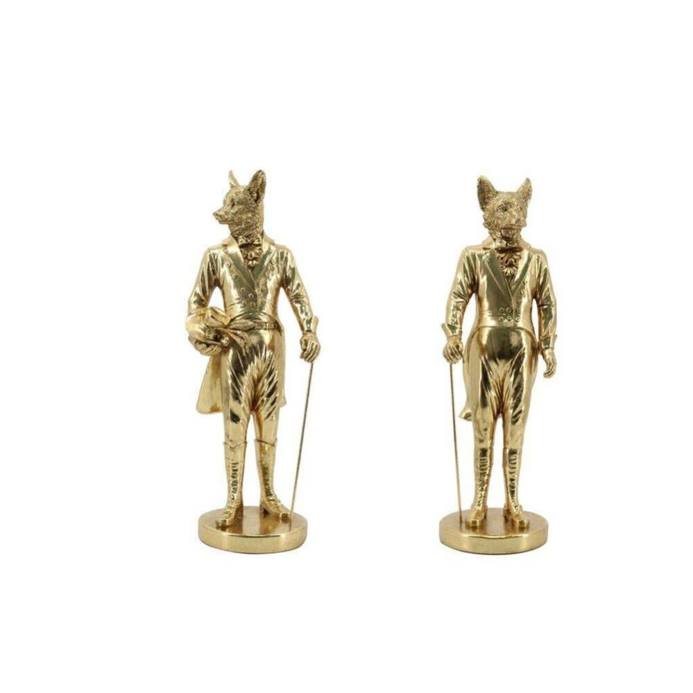 Figurine Décorative DKD Home Decor Aluminium Résine (15 x 12,5 x 41,50