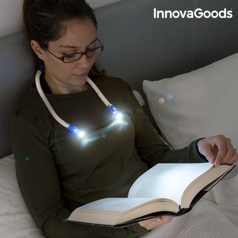 Lampe de lecture LED rechargeable pour le cou