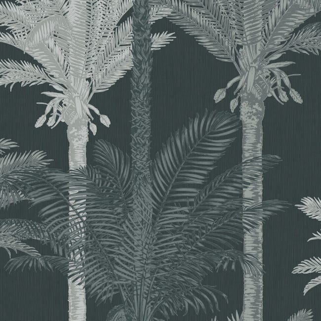 Papier Peint intissé Palmiers Exotiques 1005 x 52cm Vert