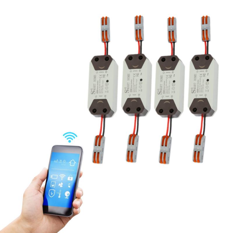 4x Commutateur Wifi Commutateur de contrôle APP pour Amazon Alexa WIFI