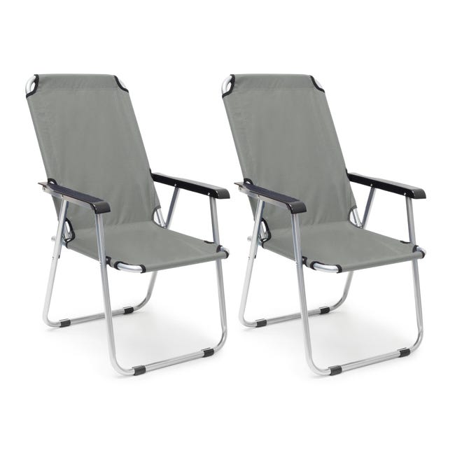 Outsunny Set 2 Sedie Da Esterno Pieghevoli Con Borsa Frigo - Foto 5