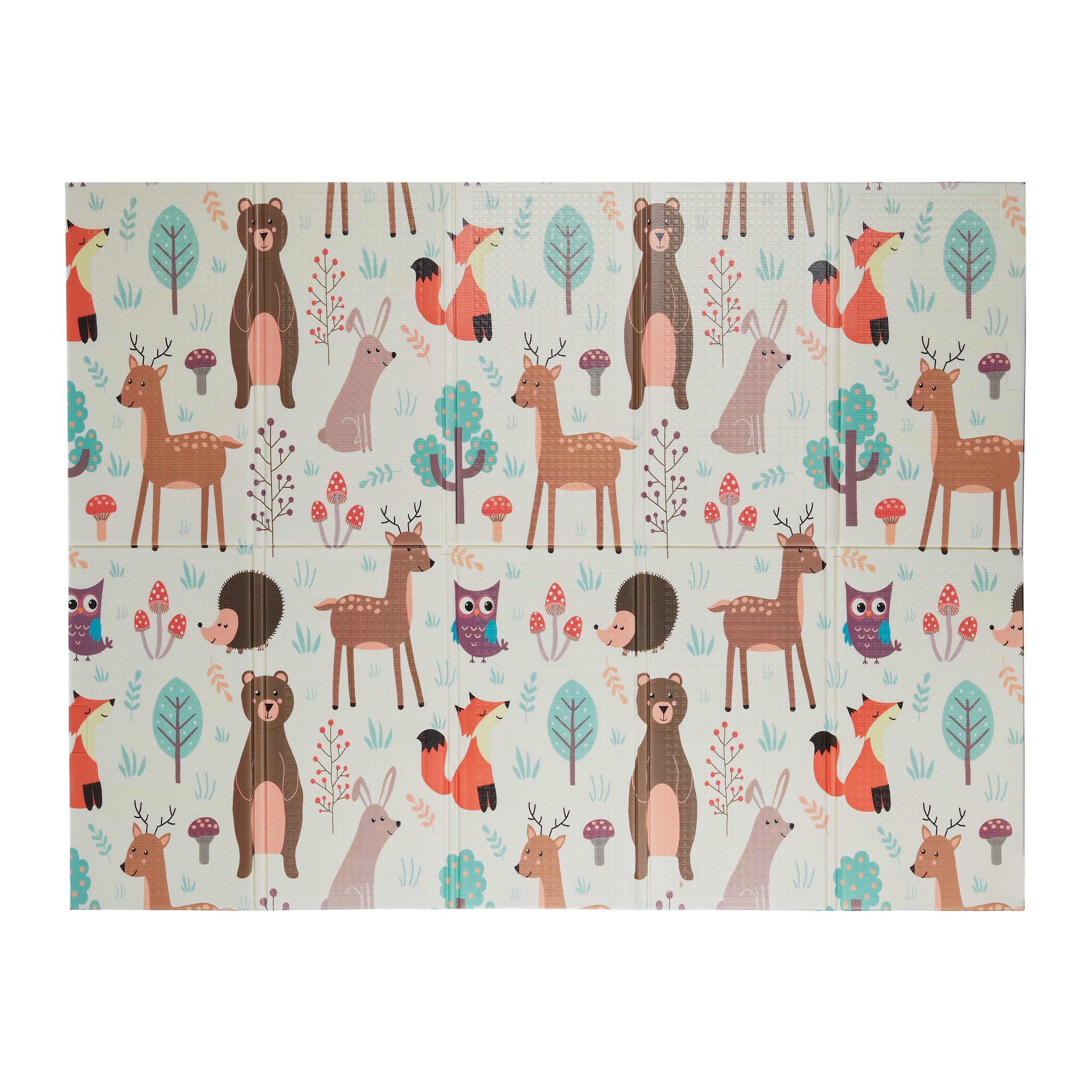 Acheter Tapis de jeu pour bébé Animaux de la forêt, 100x150cm en ligne?