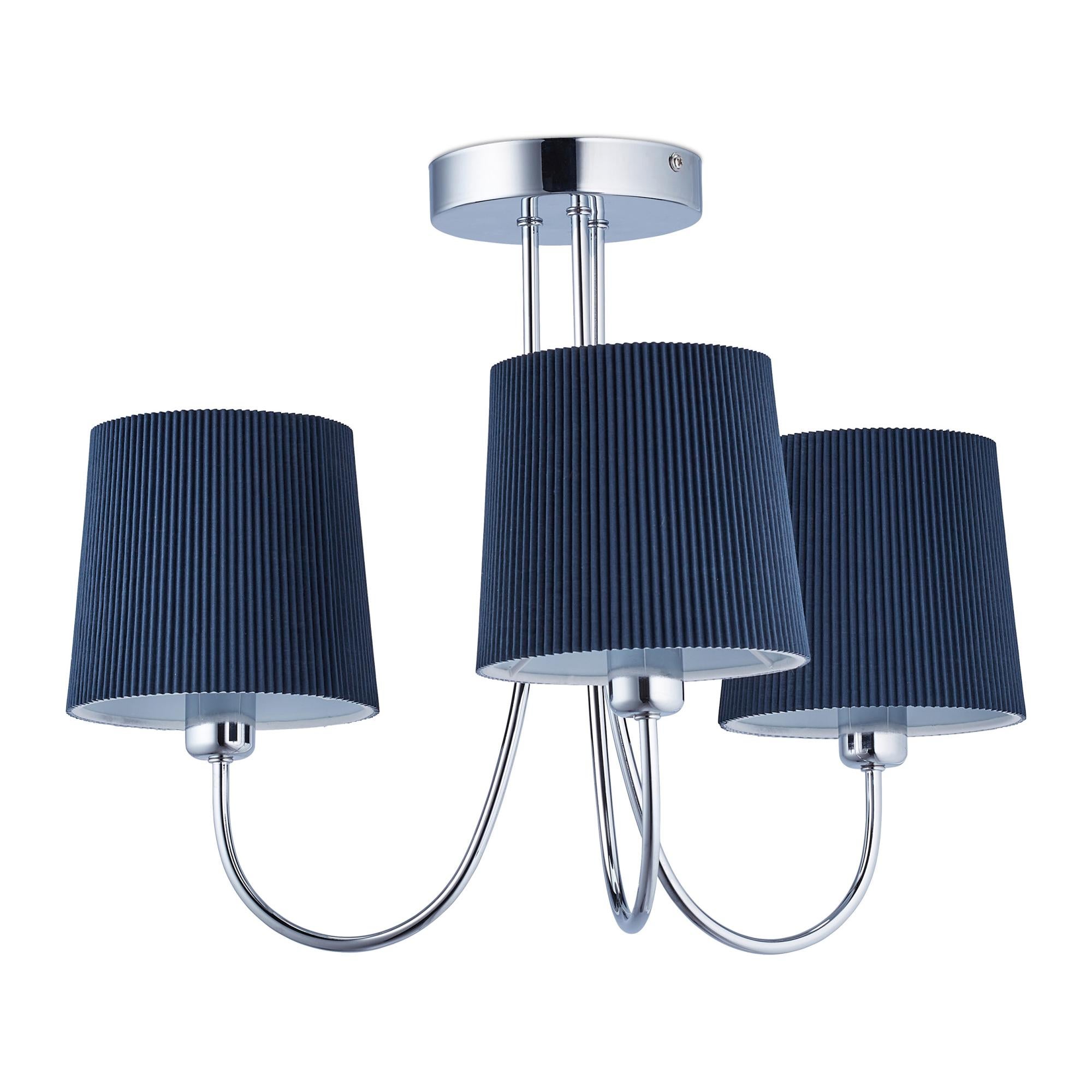 Relaxdays Lampadario a Sospensione, Paralume in Vetro, Cavo
