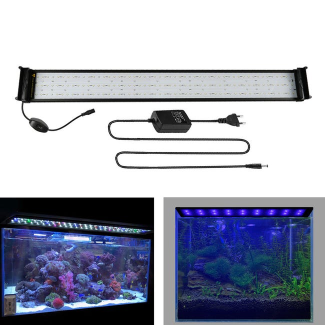 Bakkerij verdediging nemen Aquarium LED 31W RGB & décoration à spectre complet éclairage poisson d'eau  salée 95-115cm | Leroy Merlin