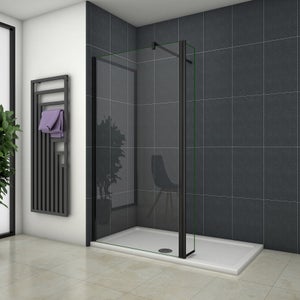 Paroi douche fixe + porte pivotante 180°, 60-145 cm, OPEN, GME