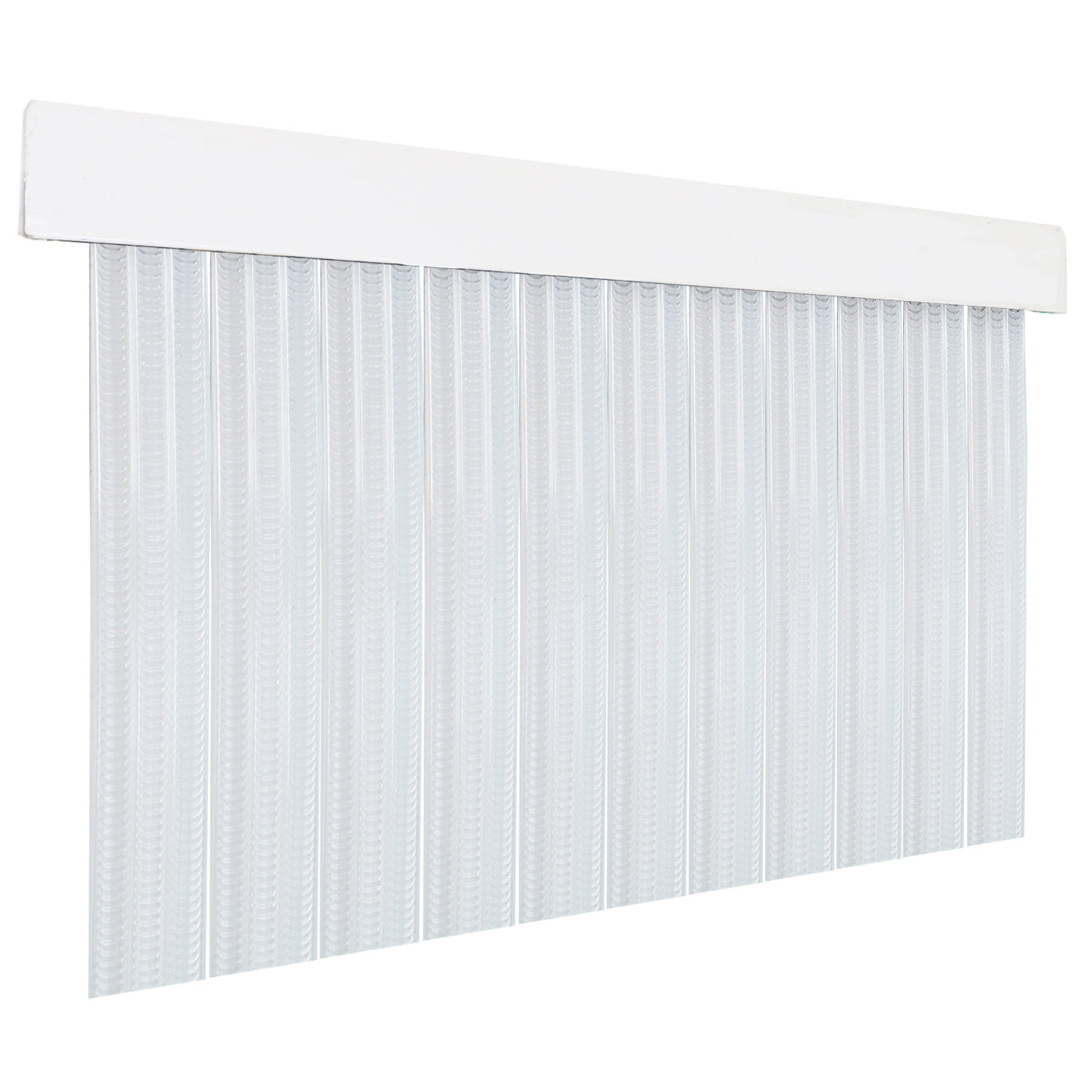 Home mercury – cortina plana para puerta exterior o interior material pvc – libre de insectos (210x120cm transparente p5)
