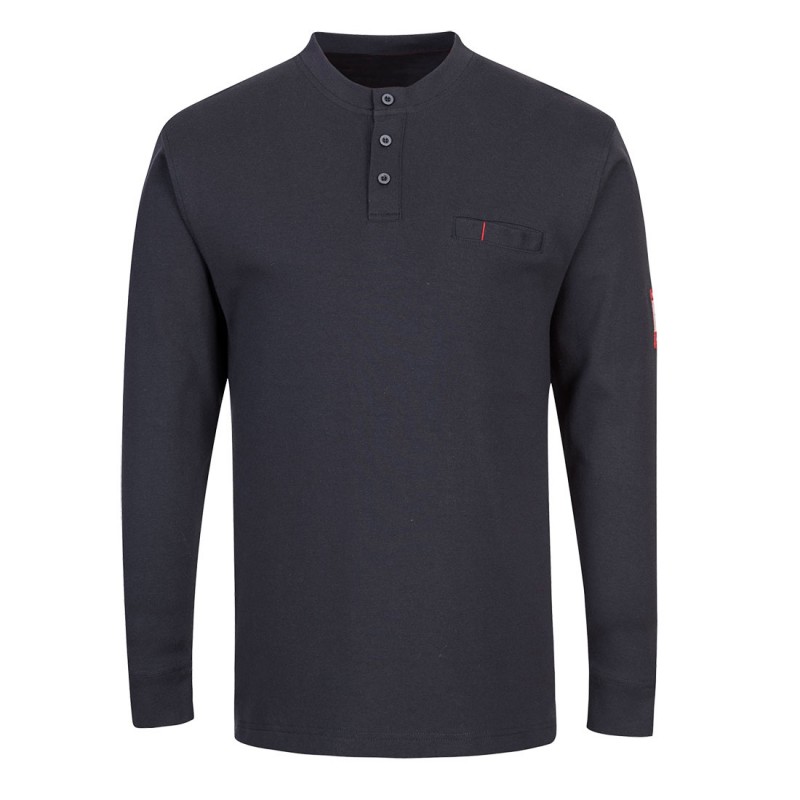 Sweat Femme Bleu Col Boutonné – Taille XL – Années 2000 – Occasion TB