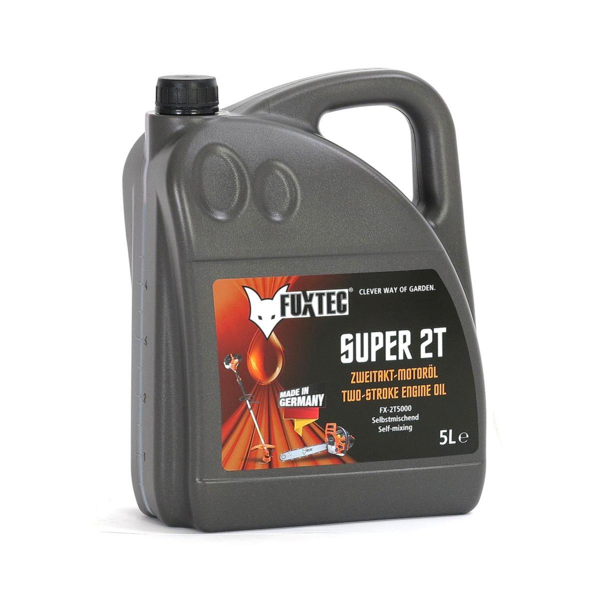Huile moteur FUXTEC 2 temps 5 litres pour débroussailleuses, appareils motorisés, Made in