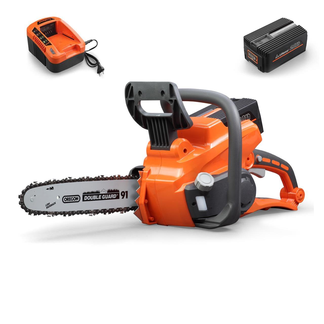Motosega A Batteria Greenworks 40V 30cm Gen2 - Kit Con Batteria 2Ah E Caricabatteria