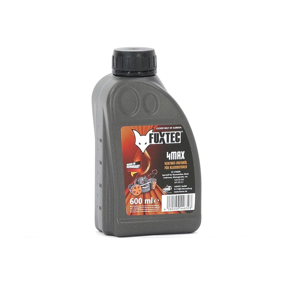 Huile moteur FUXTEC 4 temps 0,6 litre SAE 30 pour tondeuses, débroussailleuses, appareils