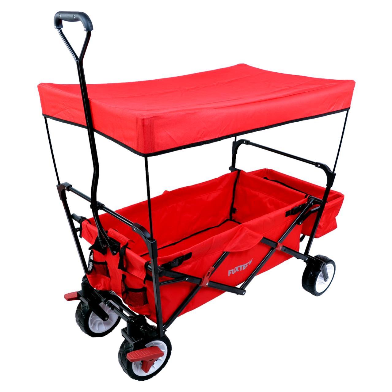Carrello Pieghevole FLEXIHAUL Fuoristrada – Carrello Da Spiaggia, Giardino E Spesa – Telaio In Acciaio Portata 80kg – Borsa In Poliestere 600D