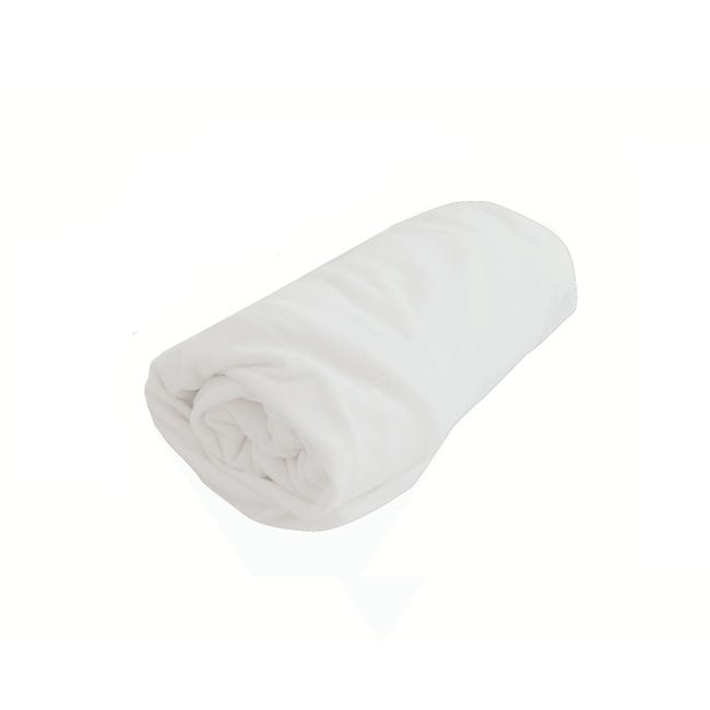DOMIVA Drap housse impermeable Nacelle - 35 x 75 cm - Blanc