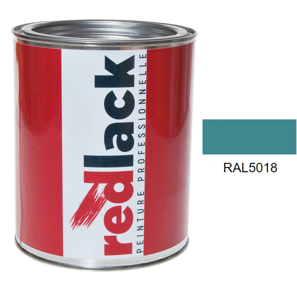 Redlack Peinture RAL 5018 Brillant Multisupport 1L | Leroy Merlin