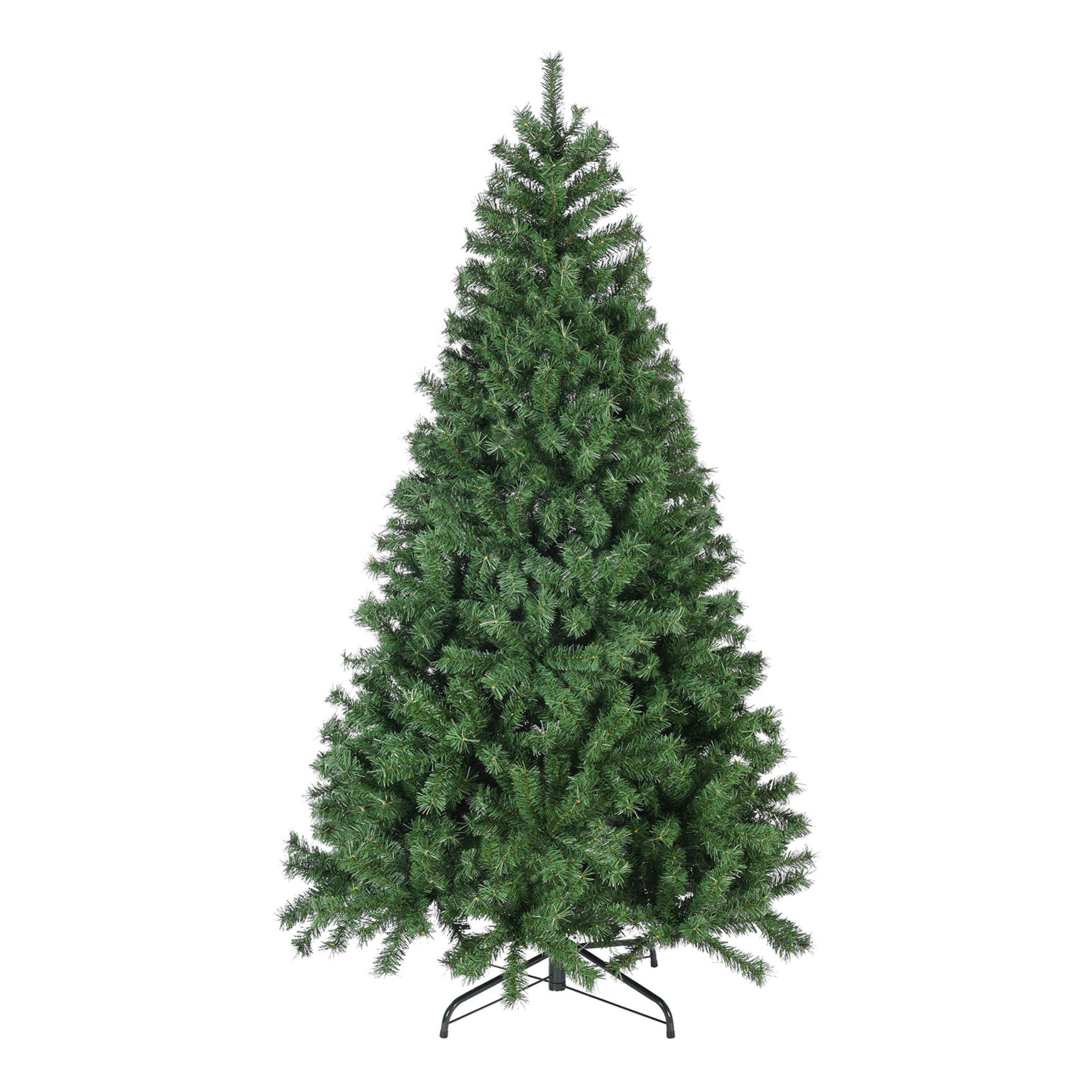 Albero Di Natale Artificiale Verde H 210cm X L 102cm Pino Super Folto Con 280 Luci Led Incorporate E Base Effetto Legno 86825145 - Foto 10