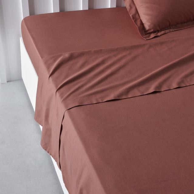 2 Federe King Size In Cotone Biologico 144 Fili, Colore Avorio Fresco, Linen Closet - 3