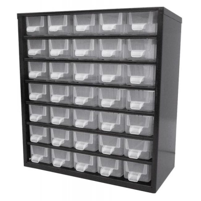 Casier metal 60 tiroirs et separateurs et etiquettes 306x155x551