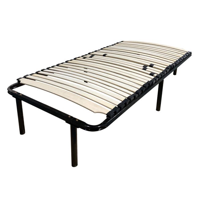 DOZE Sommier Lattes R glables 90x190 Cm Avec Pieds Leroy Merlin doze-sommier-lattes-r-glables-90x190-cm-avec-pieds-leroy-merlin
