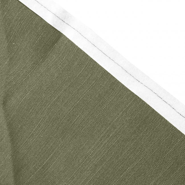 Cache-sommier tapissier 140x200 cm tissu vert foncé - NIVU 9724