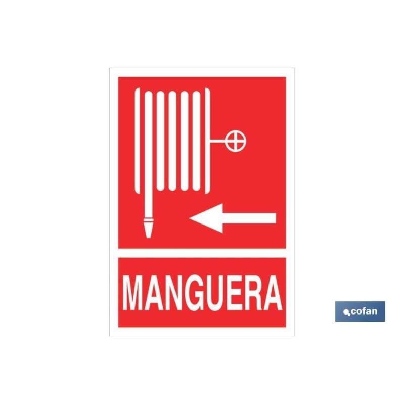 Señal Luminiscente 148X105Mm Mangueras De Compresor