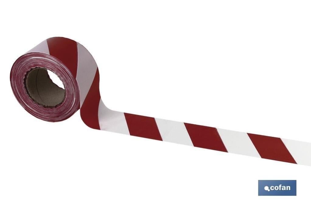 Cinta Balizam. Roja/Blanca 80Mm X 200Mts