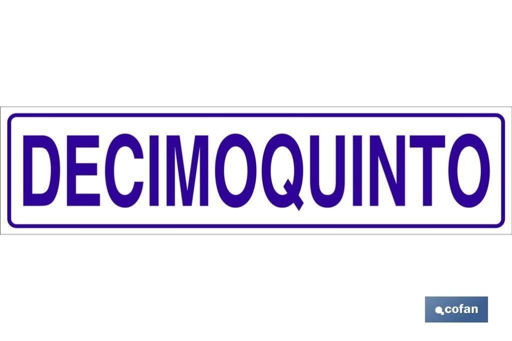 Señal Glasspack Adhesiva 250X62Mm.