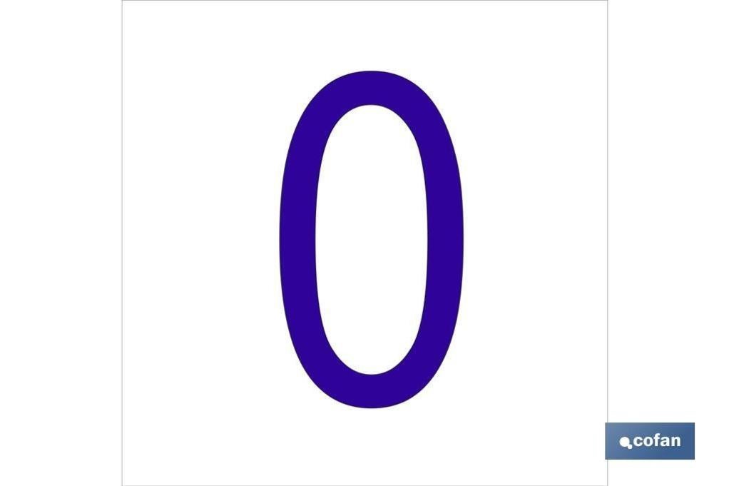 Plimpo Señal Glasspack Adhesiva 62X62Mm. 0 Número En Glasspack En Oferta Señal Glasspack Adhesiva 62X62Mm.