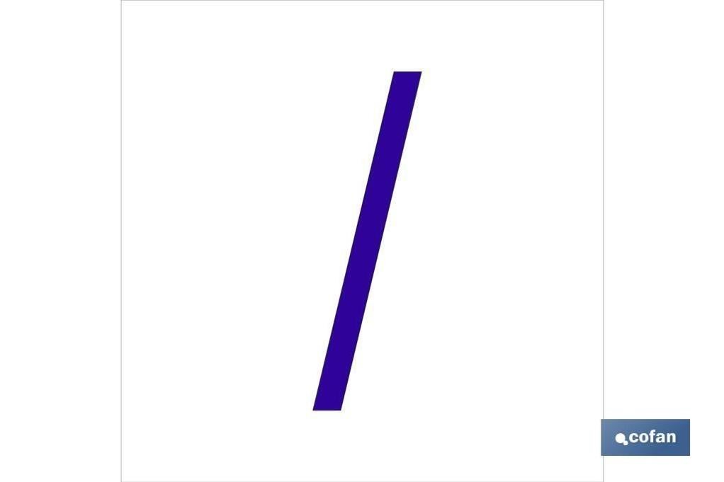 Señal Glasspack Adhesiva 62X62Mm.