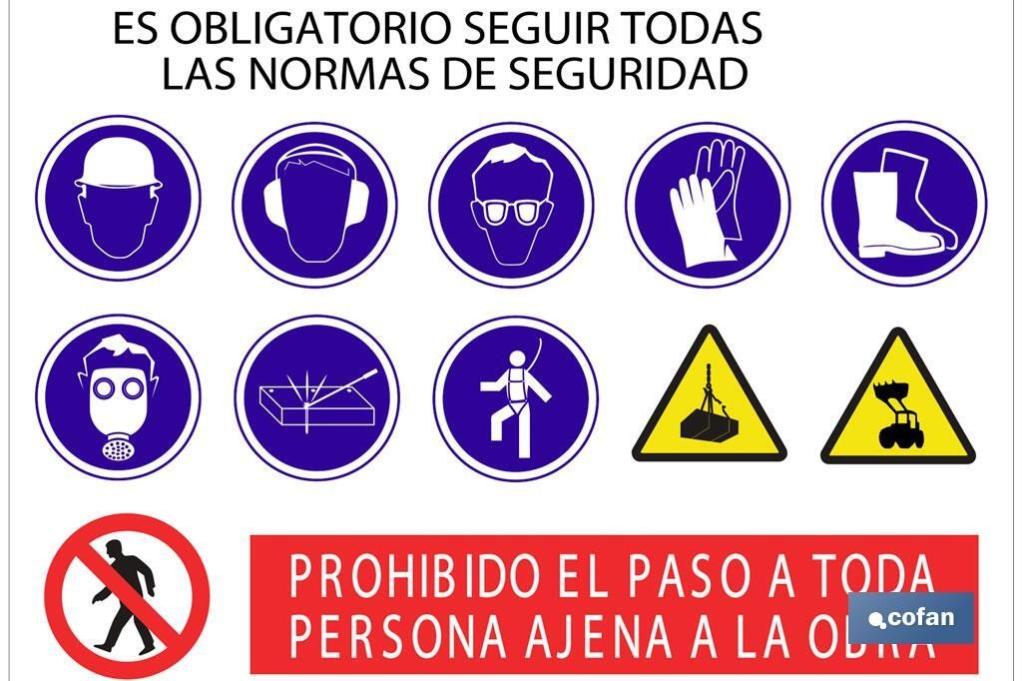 Cofan - Plimpo Cartel De Obra En Glasspack 1000X700 En Oferta Cartel De Obra En Glasspack 1000X700